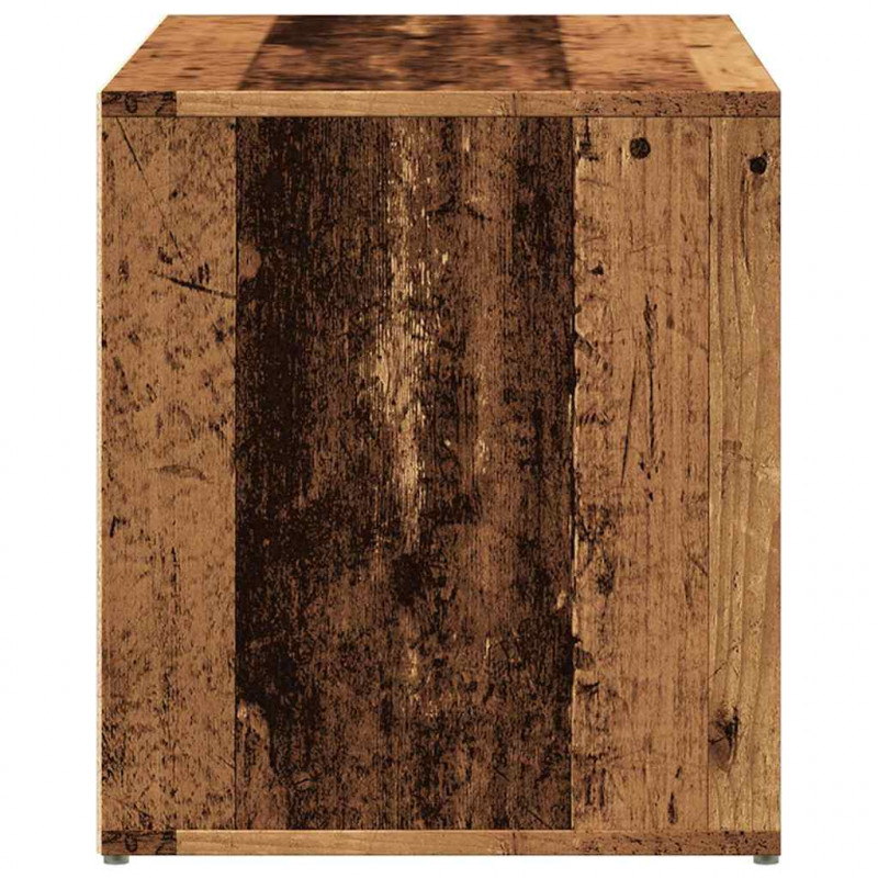 Ławka do holu 80x40x45 cm Stare drewno Drewno klejone