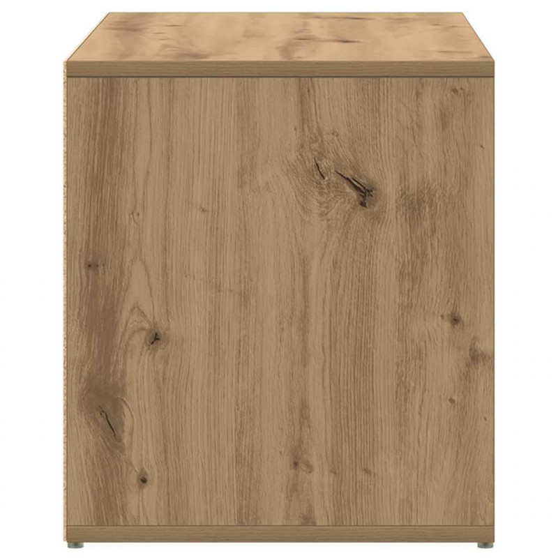 Ławka do holu 80x40x45 cm Dąb rzemieślniczy Drewno klejone