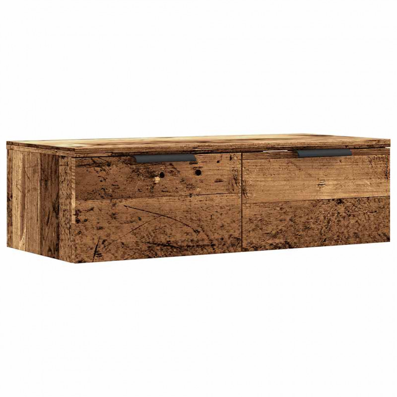 Szafka wisząca, stare drewno, 68x30x20 cm
