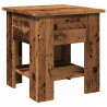Stolik kawowy, stare drewno 40x40x42 cm materiał drewnopochodny