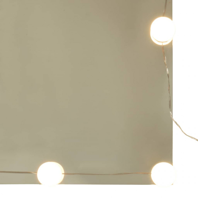 Szafka lustrzana z diodami LED Stare drewno 70x16,5x60 cm