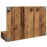 Szafka lustrzana z diodami LED Stare drewno 90x31,5x62 cm