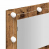 Szafka lustrzana z diodami LED Stare drewno 90x31,5x62 cm