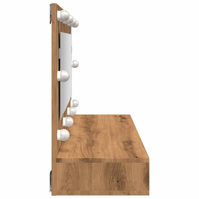 Szafka lustrzana z oświetleniem LED Artisan Oak 90x31,5x62 cm