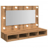 Szafka lustrzana z oświetleniem LED Artisan Oak 90x31,5x62 cm