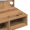 Szafka lustrzana z oświetleniem LED Artisan Oak 90x31,5x62 cm