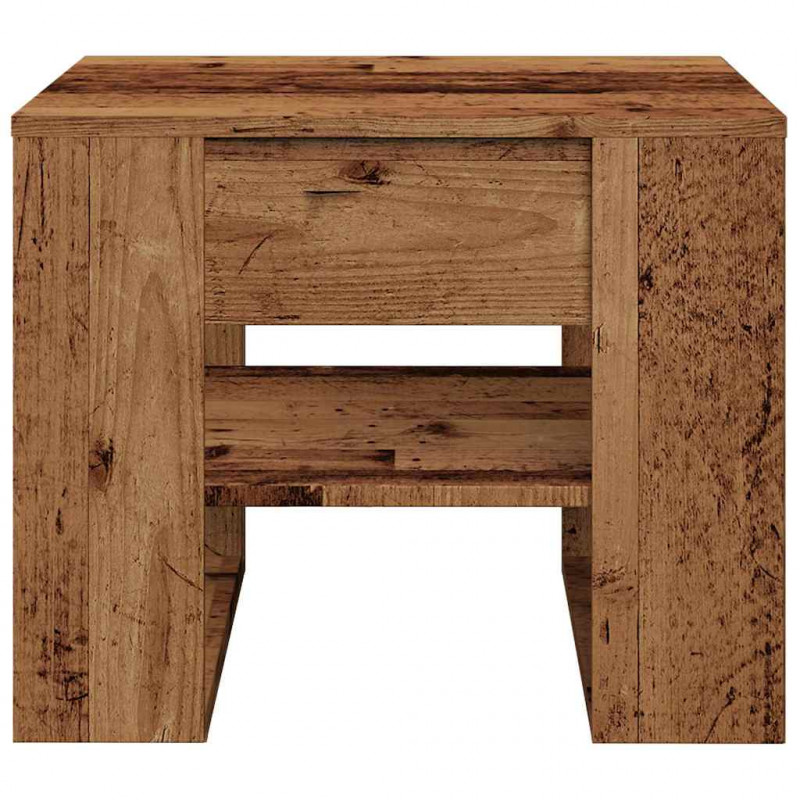 Stolik kawowy, stare drewno, 55,5x55x45 cm