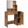 Toaletka z lustrem Stare drewno 86,5x35x136 cm