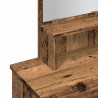 Toaletka z lustrem Stare drewno 86,5x35x136 cm