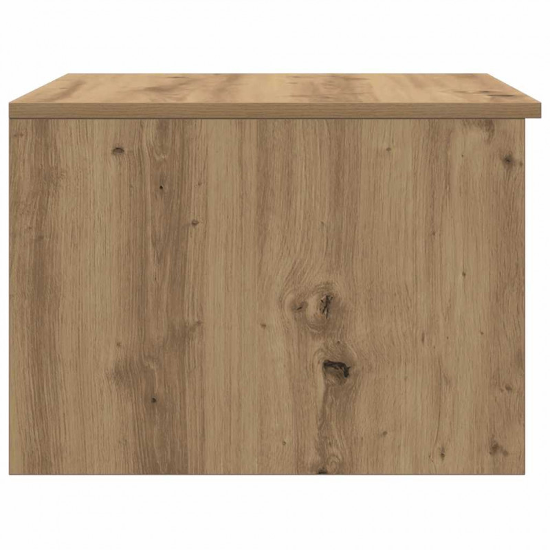 Stolik kawowy, dąb artisan 50x50x36 cm, materiał drewnopochodny