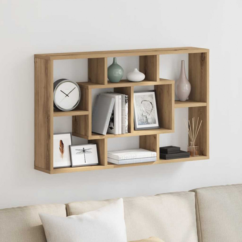 Półka ścienna Artisan Oak 85x16x52,5 cm Drewno konstrukcyjne