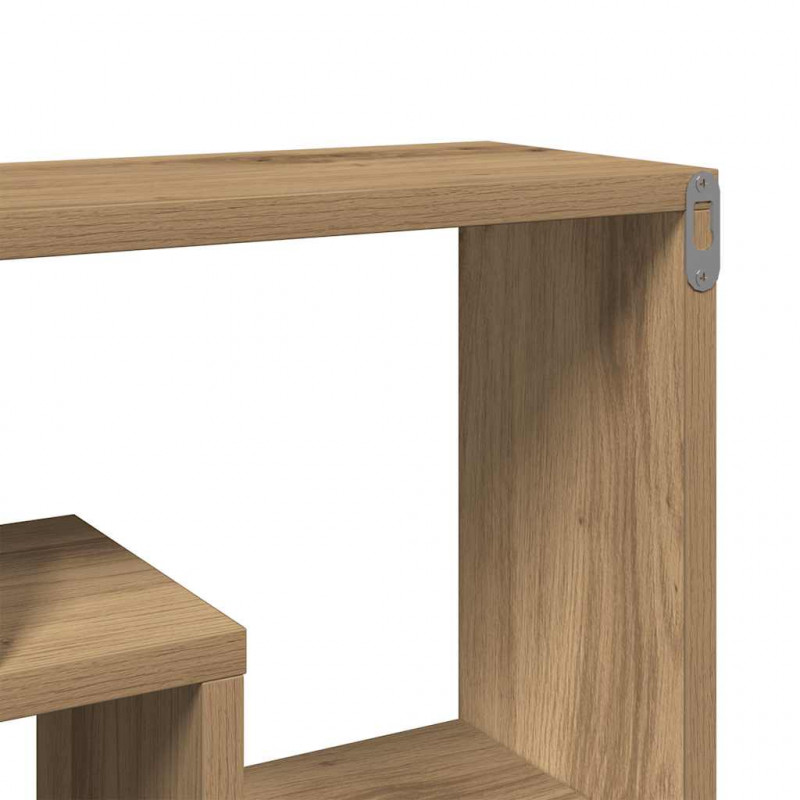 Półka ścienna Artisan Oak 85x16x52,5 cm Drewno konstrukcyjne