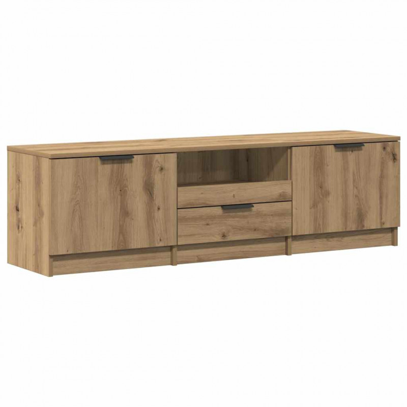 Szafka RTV Artisan Oak 140x35x40 cm Drewno konstrukcyjne