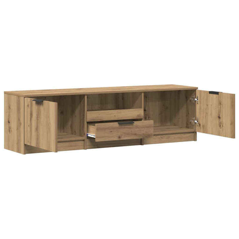 Szafka RTV Artisan Oak 140x35x40 cm Drewno konstrukcyjne