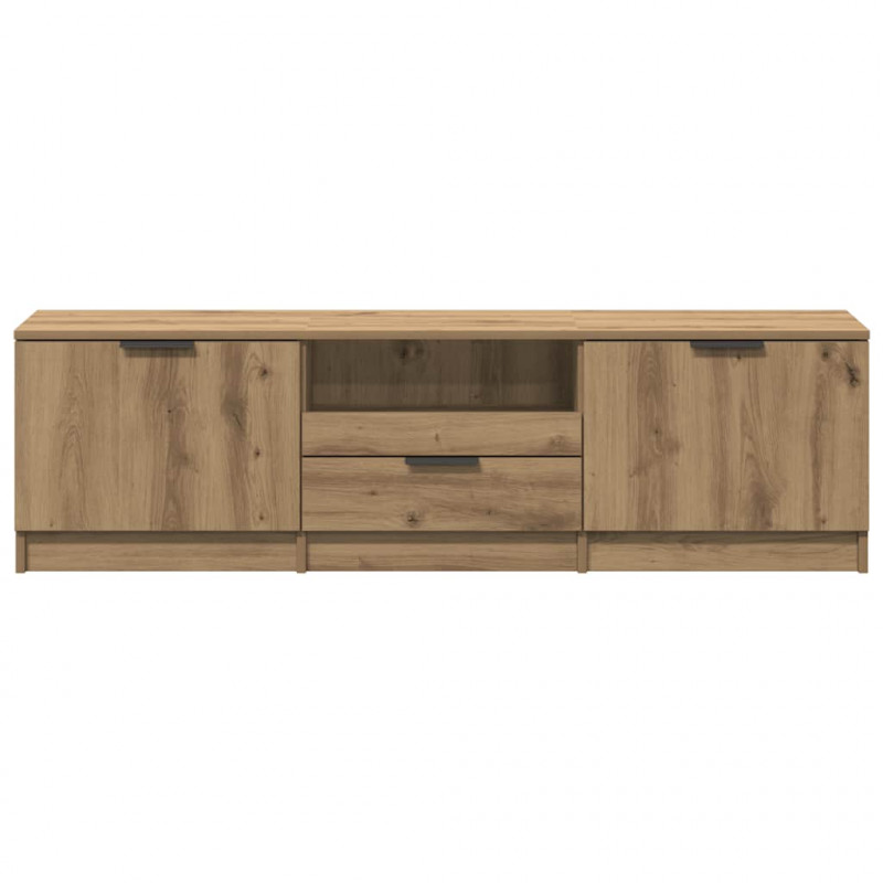 Szafka RTV Artisan Oak 140x35x40 cm Drewno konstrukcyjne