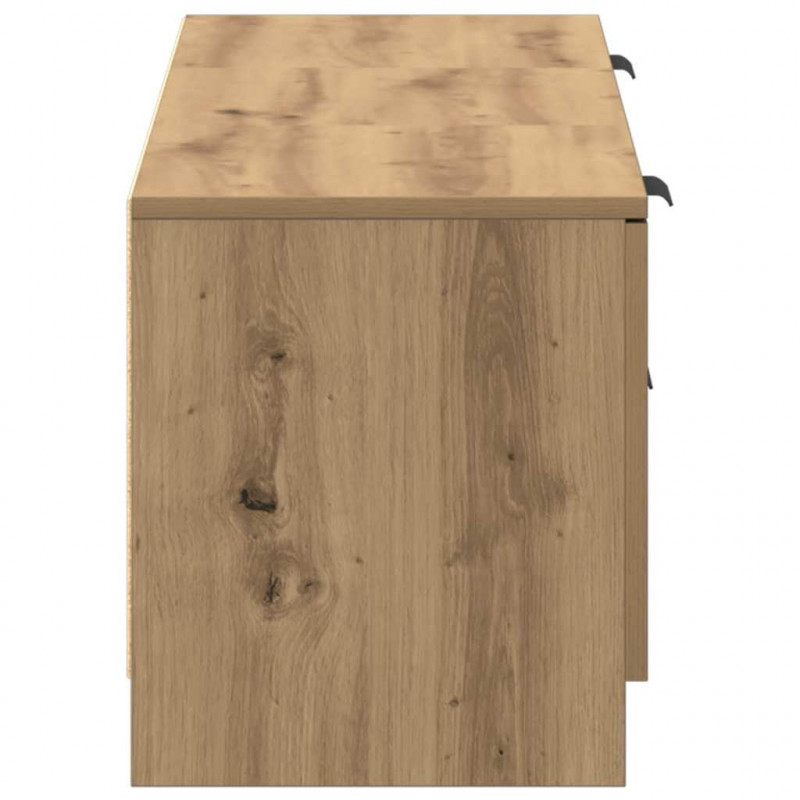 Szafka RTV Artisan Oak 140x35x40 cm Drewno konstrukcyjne
