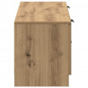 Szafka RTV Artisan Oak 140x35x40 cm Drewno konstrukcyjne