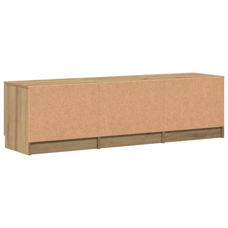 Szafka RTV Artisan Oak 140x35x40 cm Drewno konstrukcyjne