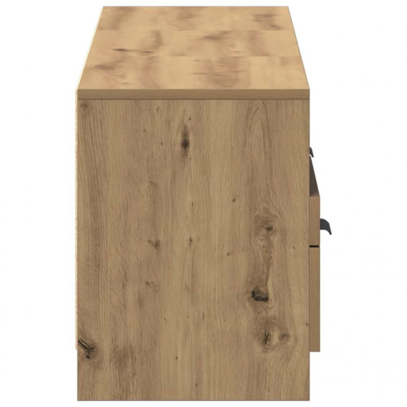 Szafka pod telewizor, dab artisan, 150x33,5x45 cm