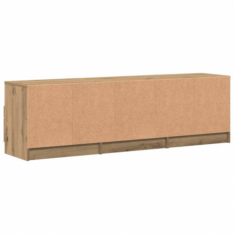 Szafka pod telewizor, dab artisan, 150x33,5x45 cm