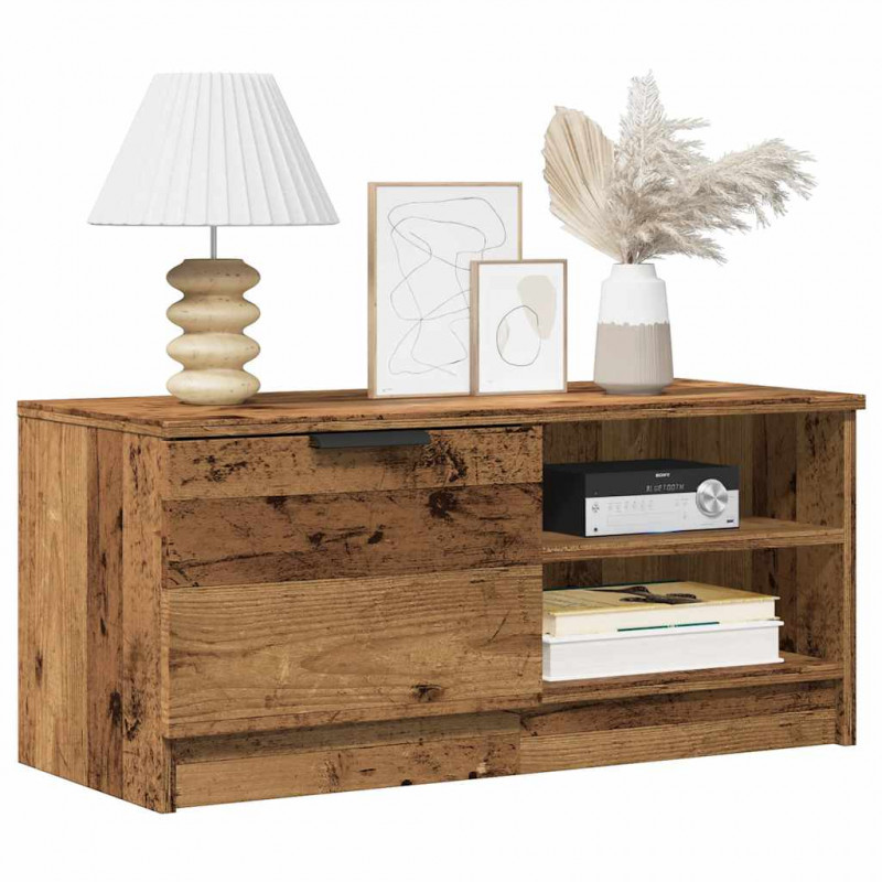 Szafka pod TV, stare drewno, 80x35x36,5 cm