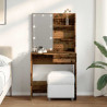 Toaletka z LED Stare drewno 74,5x40x141 cm