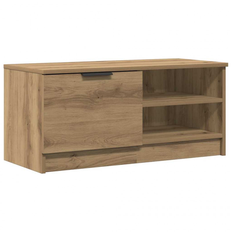 Szafka pod TV, dąb artisan, 80x35x36,5 cm