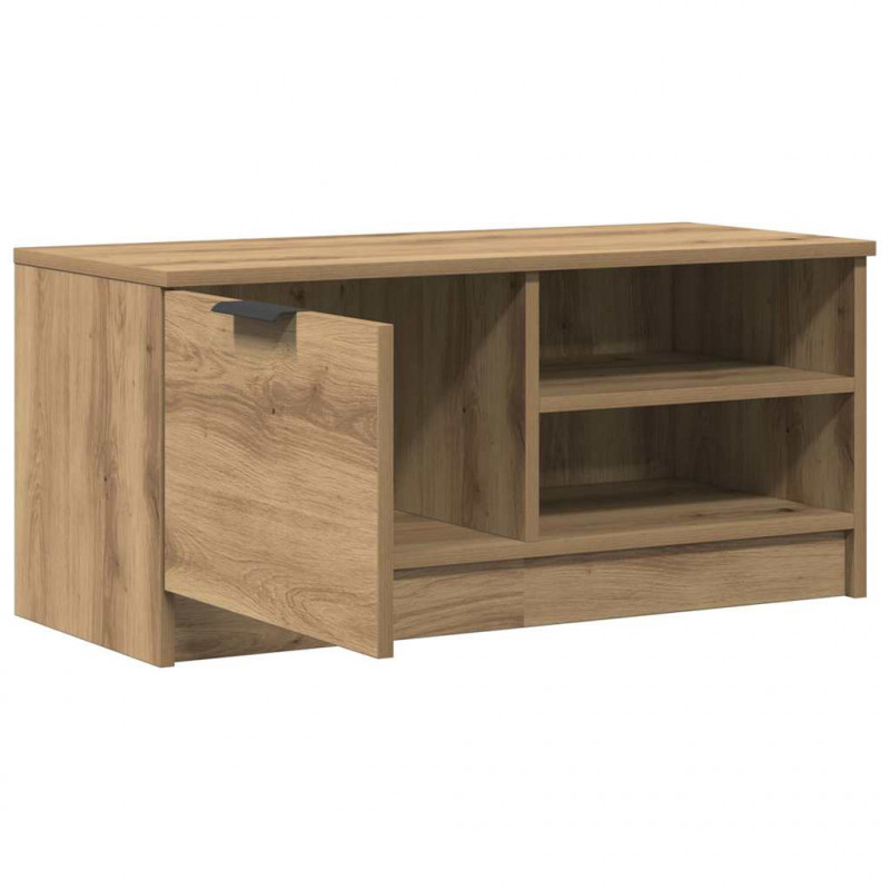 Szafka pod TV, dąb artisan, 80x35x36,5 cm