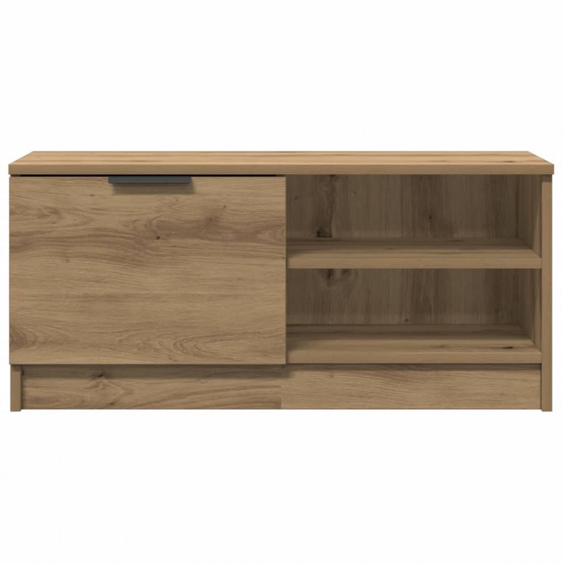 Szafka pod TV, dąb artisan, 80x35x36,5 cm