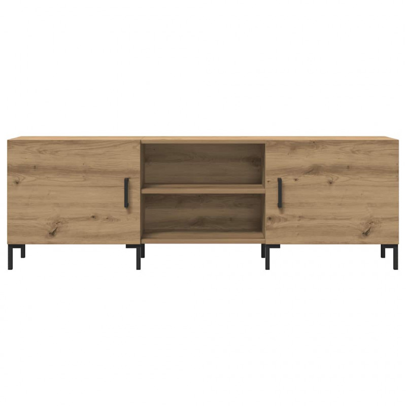 Szafka TV, dąb artisan, 150x30x50 cm, materiał drewnopochodny