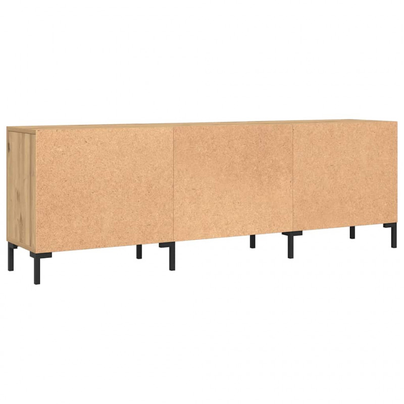 Szafka TV, dąb artisan, 150x30x50 cm, materiał drewnopochodny
