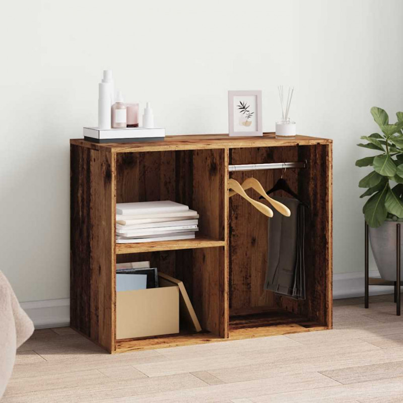 Szafka na ubrania Stare drewno 80x40x65 cm Drewno klejone