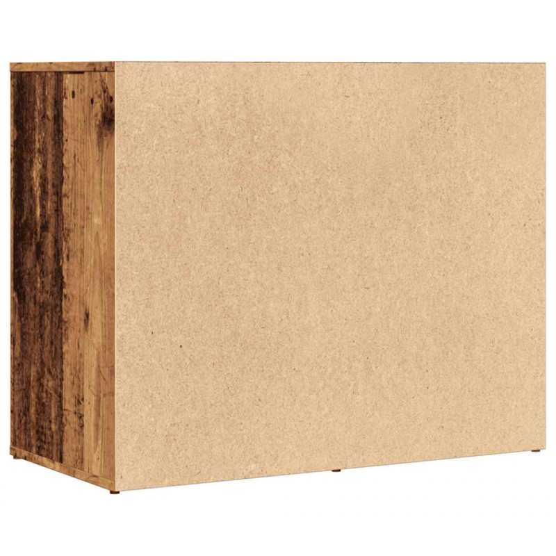 Szafka na ubrania Stare drewno 80x40x65 cm Drewno klejone