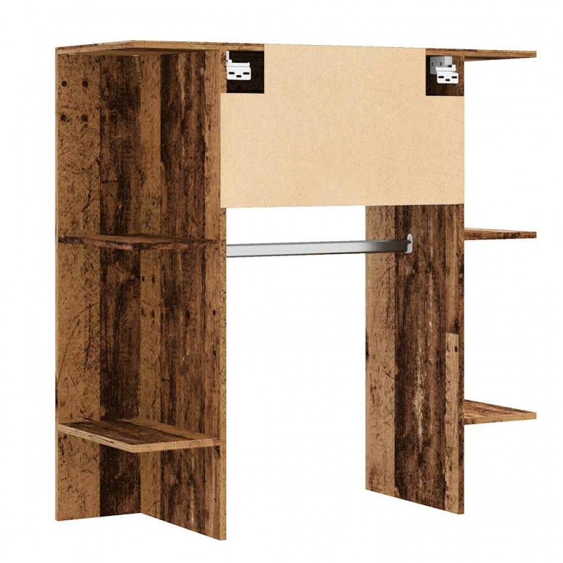 Szafka do przedpokoju Stare drewno 97,5x37x99 cm Drewno klejone