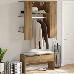 Szafka do przedpokoju Artisan Oak 97,5x37x99 cm Drewno klejone