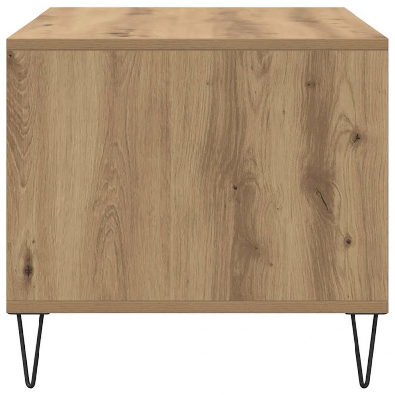 Stolik kawowy, dąb artisan 90x49x45 cm, materiał drewnopochodny