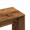 Taboret toaletowy Stare drewno 70x35x45 cm Drewno klejone
