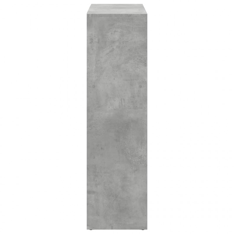 Regał przegroda, szarość betonu, 102x29x103,5 cm