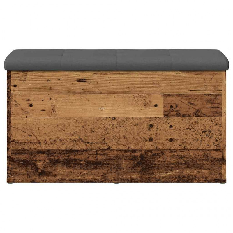 Ławka ze schowkiem Stare drewno 82x42x45 cm Drewno klejone
