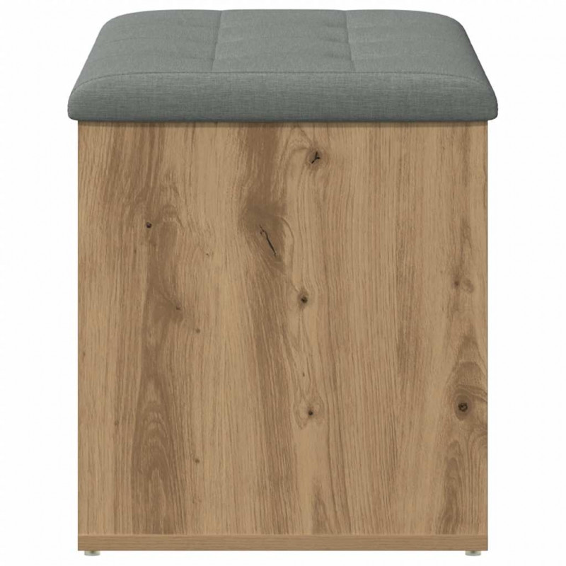 Ławka ze schowkiem Artisan Oak 82x42x45 cm Drewno konstrukcyjne