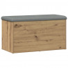 Ławka ze schowkiem Artisan Oak 82x42x45 cm Drewno konstrukcyjne