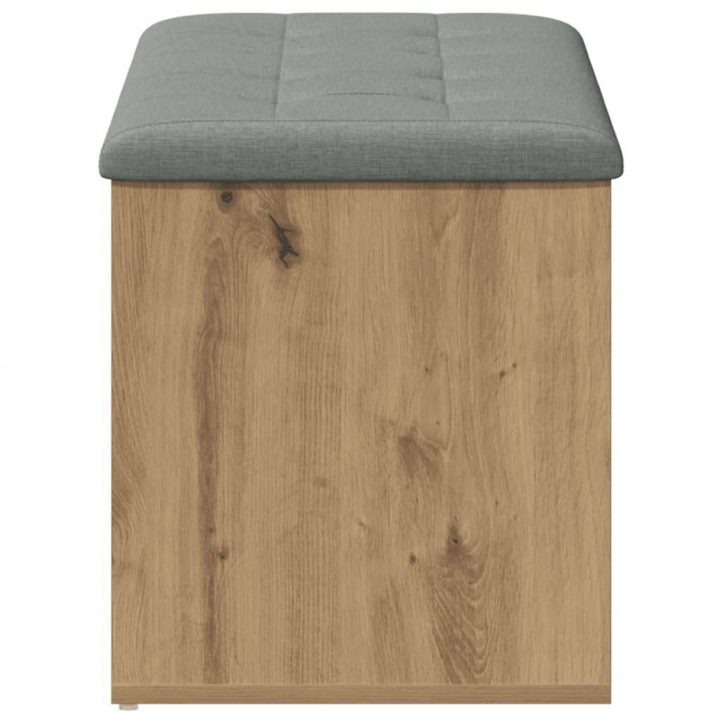 Ławka ze schowkiem Artisan Oak 102x42x45 cm Drewno konstrukcyjne
