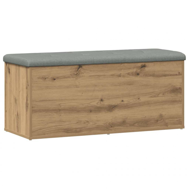 Ławka ze schowkiem Artisan Oak 102x42x45 cm Drewno konstrukcyjne