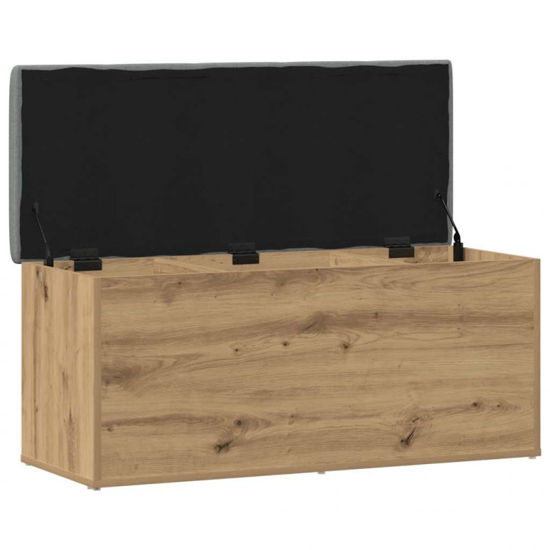 Ławka ze schowkiem Artisan Oak 102x42x45 cm Drewno konstrukcyjne