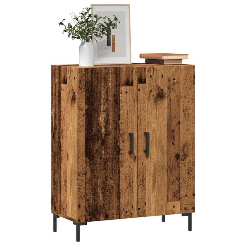 Szafka, stare drewno, 69,5x34x90 cm, materiał drewnopochodny