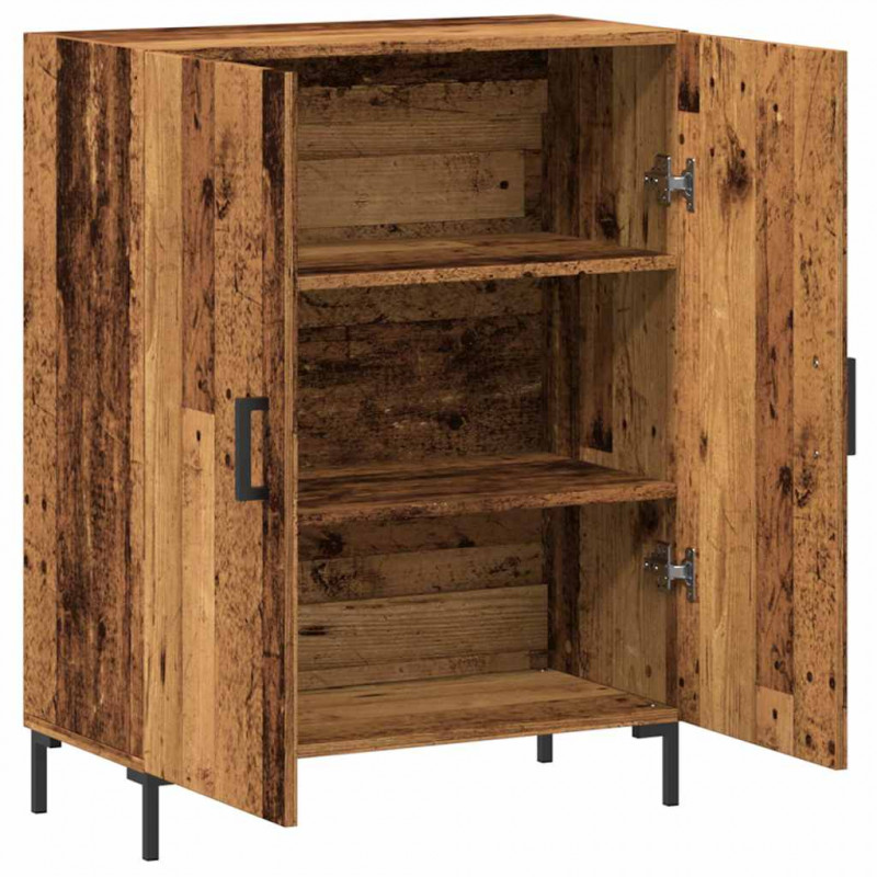Szafka, stare drewno, 69,5x34x90 cm, materiał drewnopochodny