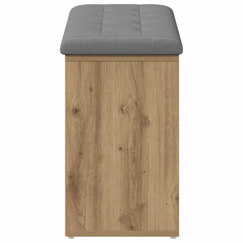 Ławka na buty dąb artisan 102x32x50 cm Drewno klejone