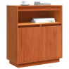 Bufet Woskowy Brąz 70 x 34 x 80 cm Lite drewno sosnowe
