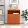 Bufet Woskowy Brąz 70 x 34 x 80 cm Lite drewno sosnowe