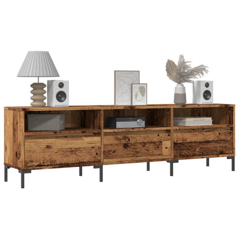 Szafka pod TV, stare drewno, 150x30x44,5 cm
